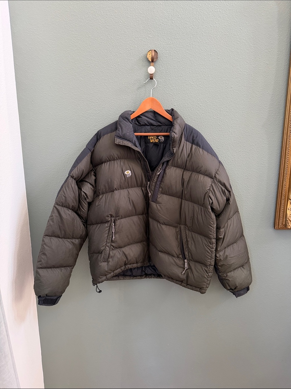 Mountain Hardwear Sub Zero Goose Down Puffer Jacket Men’s Size XL Black Quilt
